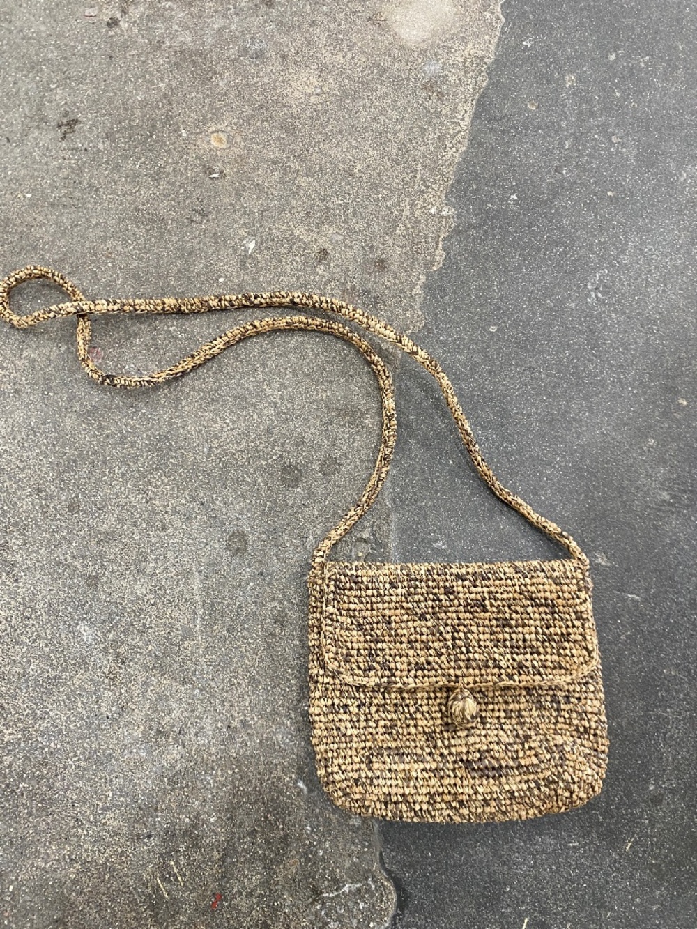 Sophie Digard Crossbody Bag in Dark Beige